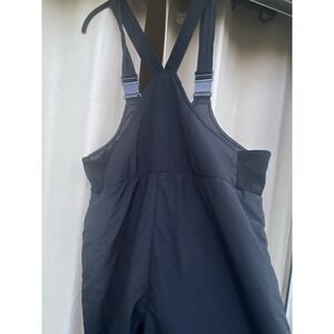 Men's Vintage Sportina Insulated Snow‎ Ski Bib Overalls Black Size Large